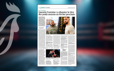 Premier championnat de France pro pour Quentin Fontaine